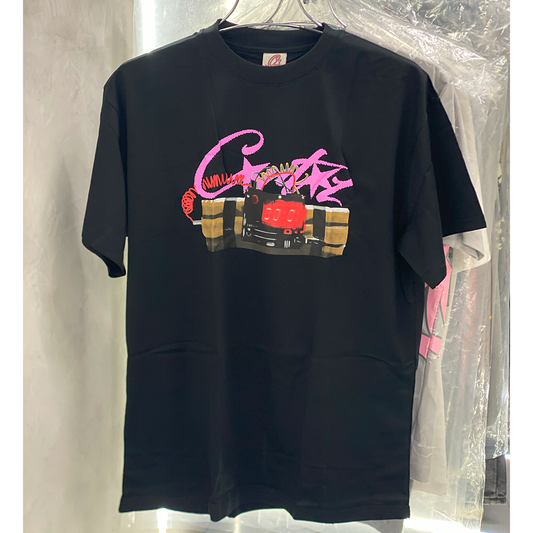 Corteiz "No time 4 luv" T-shirt Black