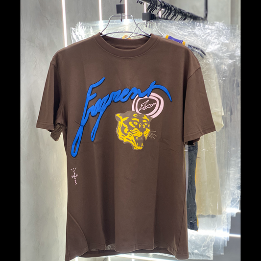 Cactus Jack by Travis Scott For Fragment Icons Tee 'Brown'
