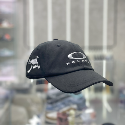 Palace x Oakley 6-Panel Black/Silver - SS23