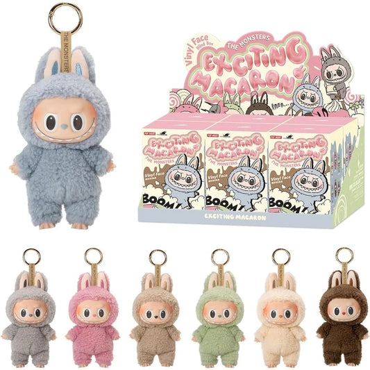 POPMART THE MONSTERS LABUBU V1 "Exciting Macaron" Vinyl Series Plush Pendant Blind Box
