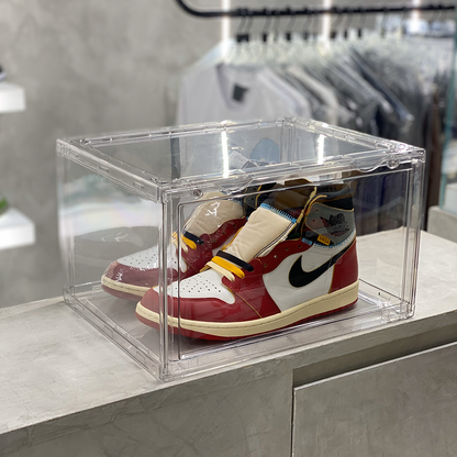 Transparent Sneaker Crates Side drop (Large)