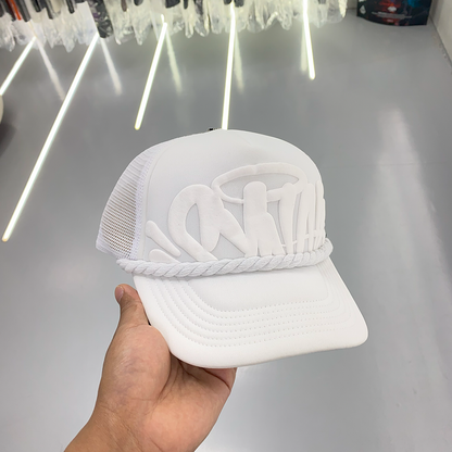Synaworld by Central Cee Trucker Cap White