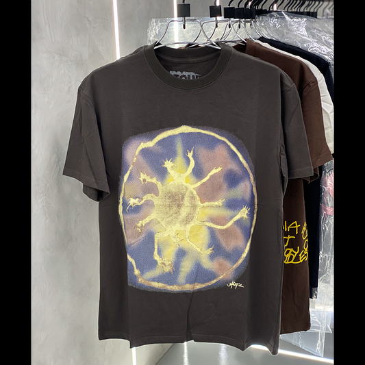Travis Scott Utopia Is In Columbus Tee Brown