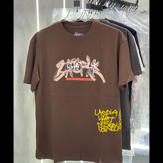 Travis Scott Utopia Tee Brown