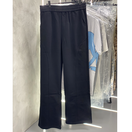 Oversized Visible Seam "Black" Sweatpants